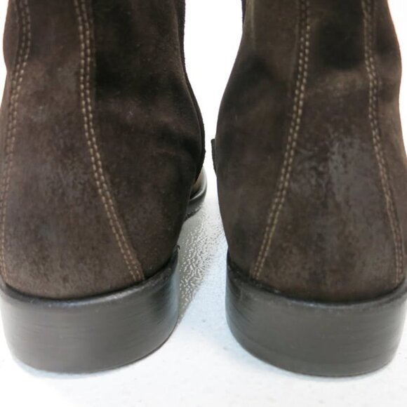 Johnston & Murphy Suede Leather Dual Zipper Boots Men\'s Footwear Shoes Sz 12